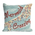thumbnail image 1 of liora manne mermaid crossing water throw pillow, 1 of 5