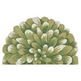 thumbnail image 1 of Liora Manne Frontporch Mum Indoor Outdoor Rug Green 80% Polyester Weather Resistant, 1 of 5
