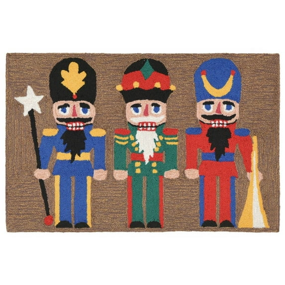 Liora Manne Frontporch Nutcracker Area Rug Multi-Colored Indoor Outdoor 3x5