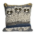 thumbnail image 1 of Liora Manne Frontporch Owls Indoor Outdoor Decorative Pillow Night, 1 of 6
