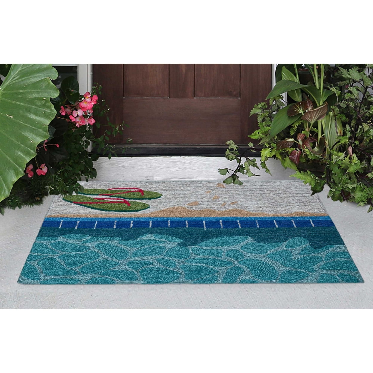Liora Manne Frontporch Poolside Indoor Outdoor Area Rug Water