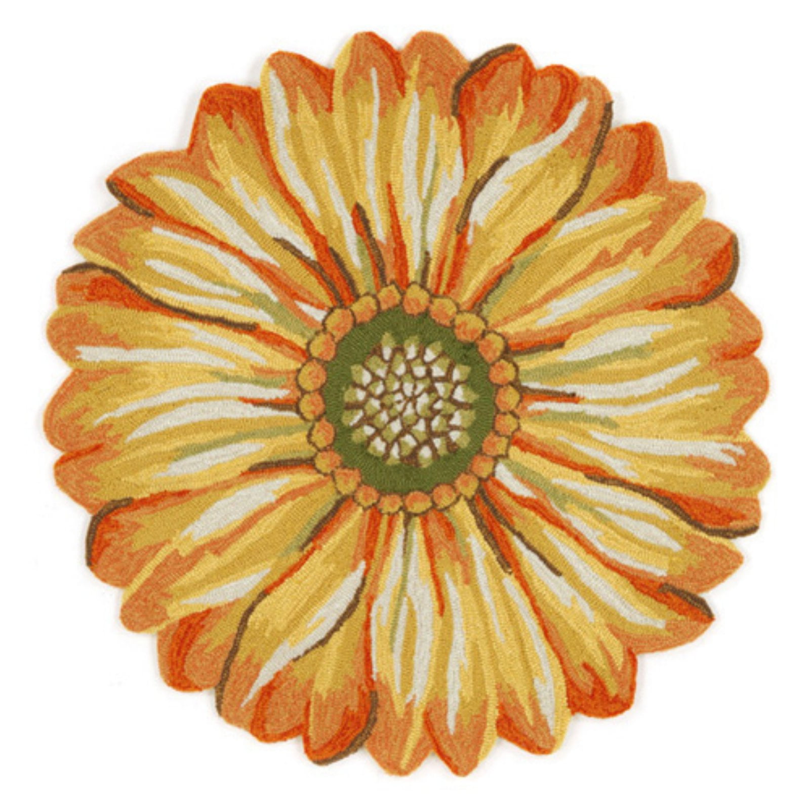 Liora Manne Frontporch Sunflower Indoor Outdoor Area Rug Yellow ...