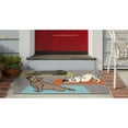 thumbnail image 1 of Liora Manne Frontporch Yoga Dogs Indoor Outdoor Area Rug Heather, 1 of 2