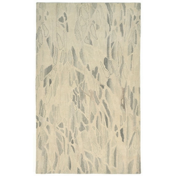 Fuji Mirage Rug-Color:Grey,Size:12'Lx9'Wx0.5"H