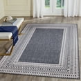 thumbnail image 1 of Liora Manne Malibu Etched Border Indoor Outdoor Area Rug Navy, 1 of 5