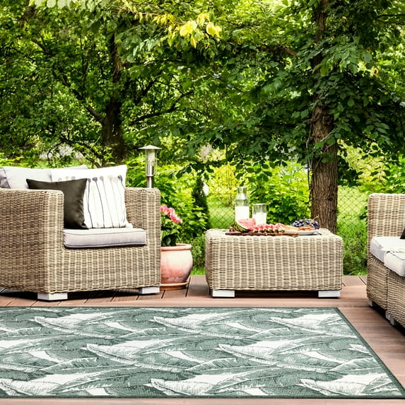 Liora Manne Malibu Fronds Indoor/Outdoor Rug 3'3" x 4'11" - Green