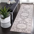 thumbnail image 1 of Liora Manne  Malibu Kashan Indoor/Outdoor Rug 1'11" x 7'6" - Silver, 1 of 5