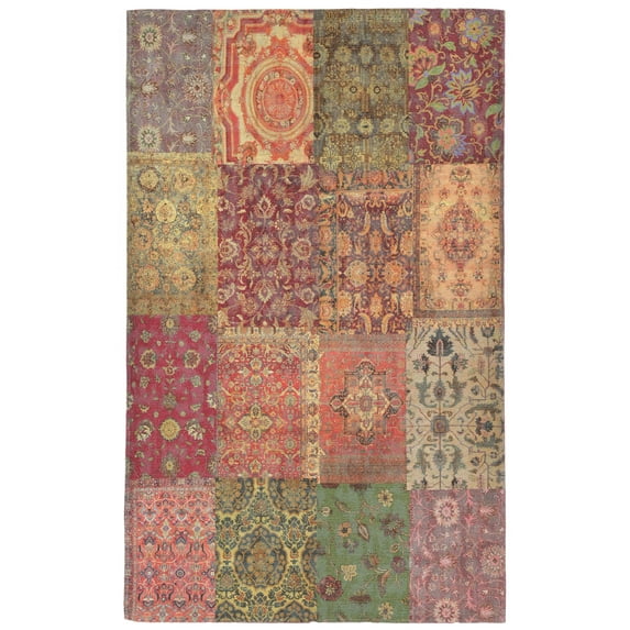 Liora Manne Marbella Old Persian Indoor Rug Red 4'8"X7'6"