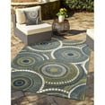thumbnail image 1 of Liora Manne Marina Circles Indoor Outdoor Area Rug Azure, 1 of 5