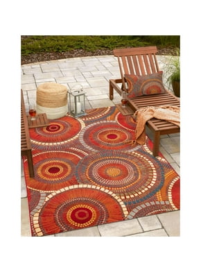 Outdoor Rugs in Patio & Outdoor Decor | Yellow - Walmart.com