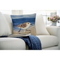 thumbnail image 1 of Liora Manne Marina Running Sandpipers Indoor Outdoor Decorative Pillow Sand, 1 of 5