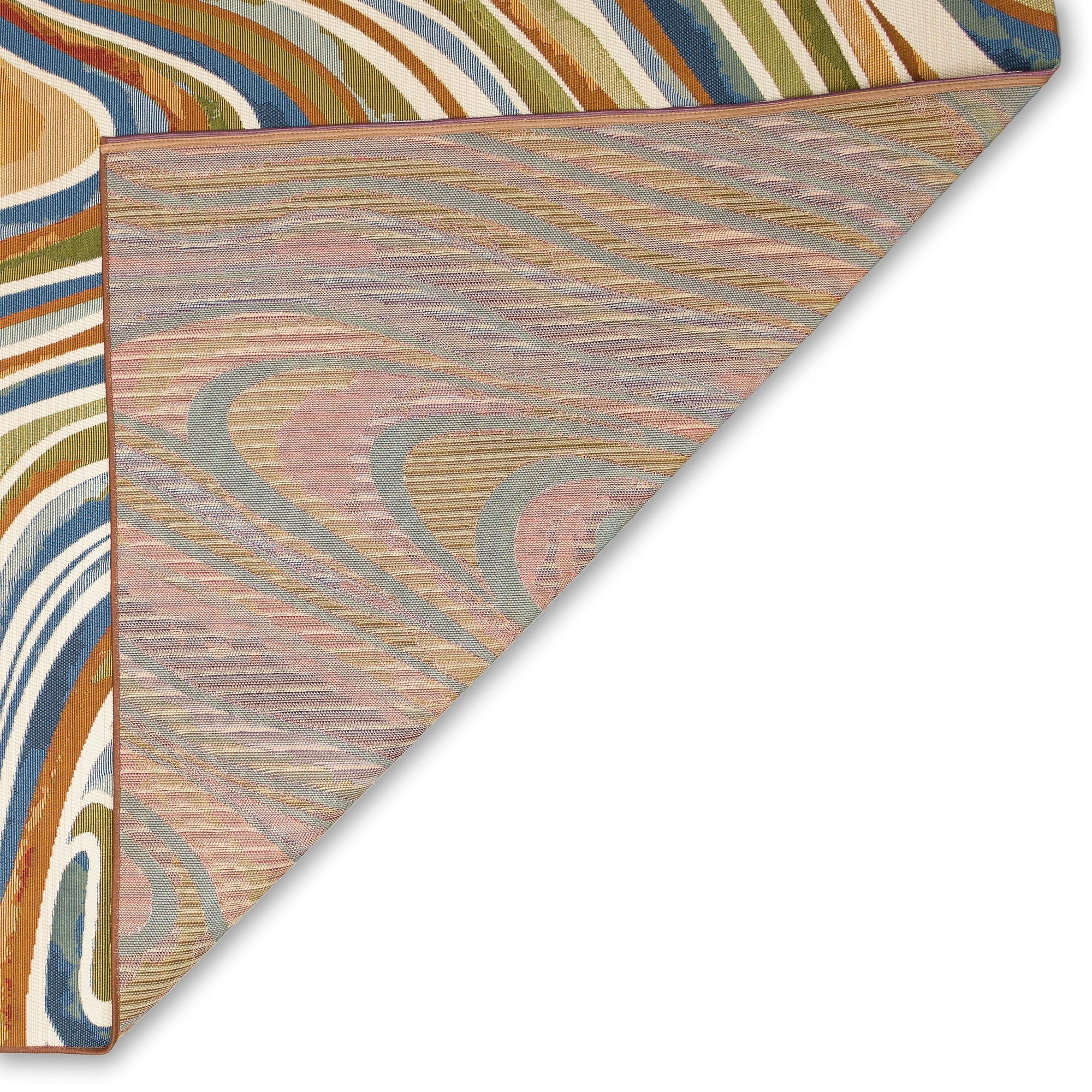 Serenity Swirls Abstract Indoor/Outdoor Rug 3'3" x 4'11"
