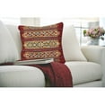 thumbnail image 1 of Liora Manne Marina Tribal Stripe Indoor Outdoor Decorative Pillow Red, 1 of 3