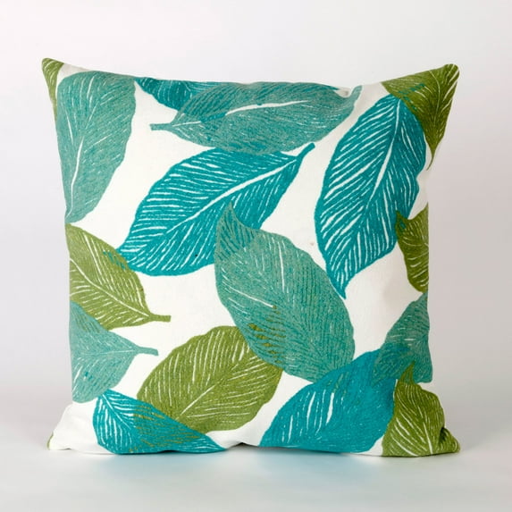 Liora Manne Mystic Leaf Indoor / Outdoor Throw Pillow