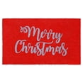 thumbnail image 1 of Liora Manne Natura Merry Christmas Outdoor Mat Red 18"X30", 1 of 2