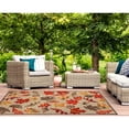 thumbnail image 1 of Liora Manne Ravella Area Rug Indoor Outdoor Natural Falling Leaves 70% Polypropylene, 1 of 5