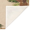 thumbnail image 1 of Liora Manne Ravella Indoor Outdoor Area Rug Natural Pinecone Border 5 x 8, 1 of 5