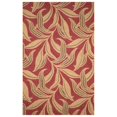 thumbnail image 1 of Liora Manne Ravella Leaf Red Indoor/Outdoor Rug 8' RD RVLD8190224, 1 of 2