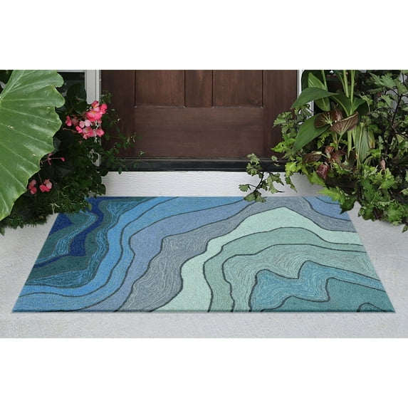 Liora Manne Ravella Mykonos Indoor Outdoor Area Rug Water Resistant 5x8