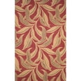 thumbnail image 1 of Liora Manne Ravella Leaf Indoor/Outdoor Rug Red 8'3"X11'6", 1 of 2