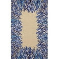 thumbnail image 1 of Liora Manne SLO57217303 Spello 2173-03 Coral Bdr Cobalt 5 x 7.5 Ft. Rugs, 1 of 2