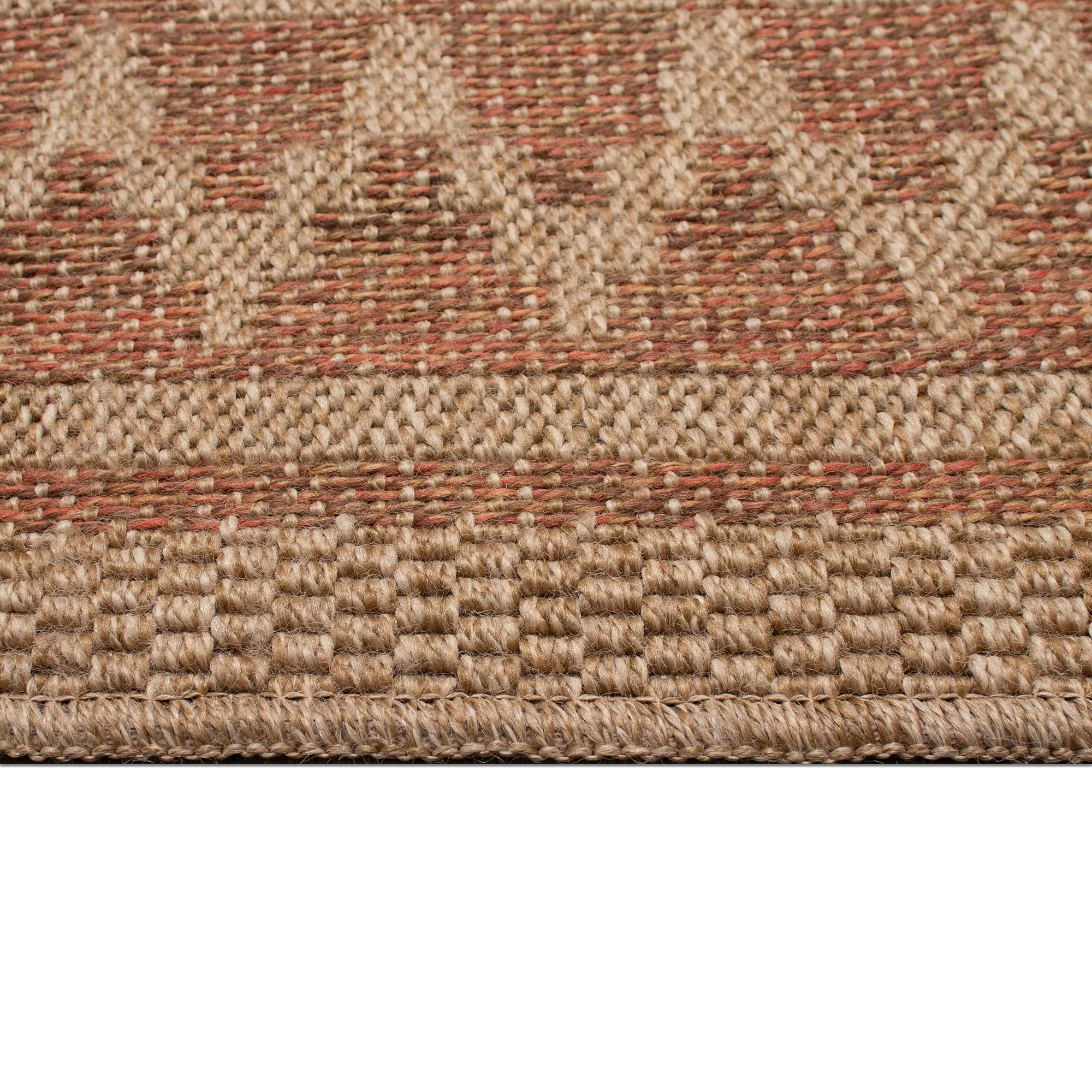 Liora Manne Sahara Area Rug Terracotta 5x7 Indoor Outdoor Durable UV ...
