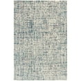 thumbnail image 1 of Liora Manne Savannah Grid Area Rug Ocean 100% Wool Indoor Hand Tufted 5x8, 1 of 7