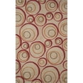 thumbnail image 1 of Spello Hoops Rug-Color:Red,Size:66"Lx42"Wx0.5"H, 1 of 2