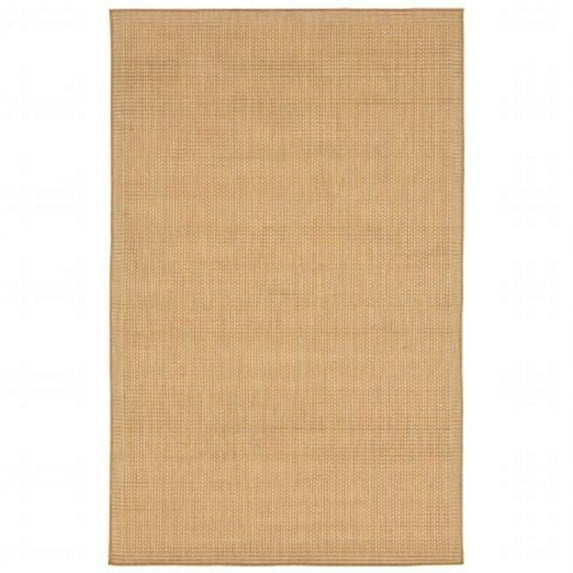 Liora Manne Terrace Texture Indoor/Outdoor Rug Camel 4'10"X7'6"