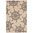 thumbnail image 1 of Terrace Shipwheel Rug-Color:Off White/Neutral,Size:9'10"Lx7'10"Wx0.125"H, 1 of 3