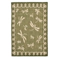 thumbnail image 1 of Terrace Dragonfly Rug-Color:Green,Size:7'10"Lx7'10"Wx0.125"H, 1 of 2