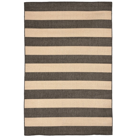 Liora Manne Tulum Rugby Grey Indoor/Outdoor Runner Rug 23" x 7'6"