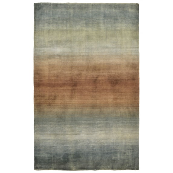 Vienna Ombre Rug-Color:Blue,Size:8'Lx5'Wx0.5"H