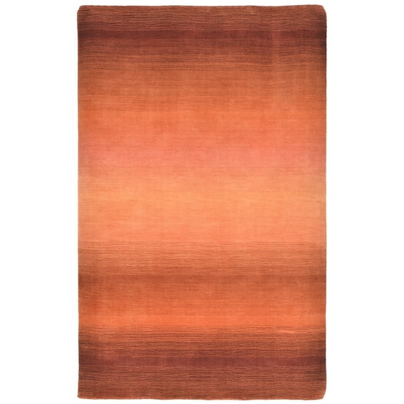 Liora Manne Vienna Ombre Indoor Rug Orange 5'X8'