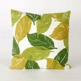thumbnail image 1 of Liora Manne Visions I Mystic Leaf Indoor Outdoor Decorative Pillow Green, 1 of 3
