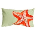 thumbnail image 1 of Liora Manne Visions II Starfish Indoor Outdoor Decorative Pillow Seafoam, 1 of 4