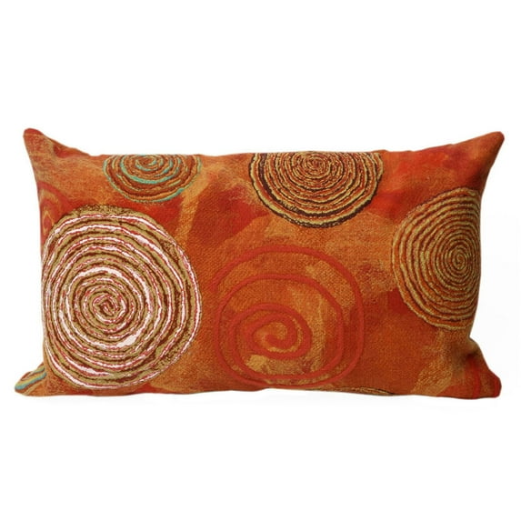 Liora Manne Visions III Graffiti Swirl Indoor Outdoor Decorative Pillow Warm