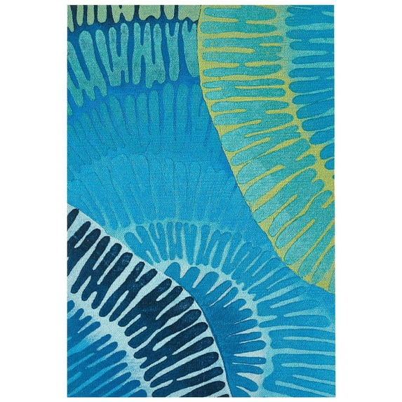 Liora Manne Visions IV Cirque Indoor Outdoor Area Rug Caribe