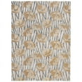 thumbnail image 1 of Liora Manne  Whimsical Flowers Rug (3'6 x 5'6) Beige 42" x 66" 4' x 6' Gold, Off-White, Grey, 1 of 5
