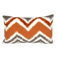 thumbnail image 1 of Liora Manne Zigzag Ikat Indoor/Outdoor Pillow, 1 of 3
