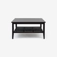 thumbnail image 1 of Liora - Square Rattan Coffee Table, Black, 1 of 7