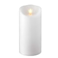 thumbnail image 1 of Liown 37075 - 7" White Wax Push Flame LED Pillar Candle with Timer, 1 of 1