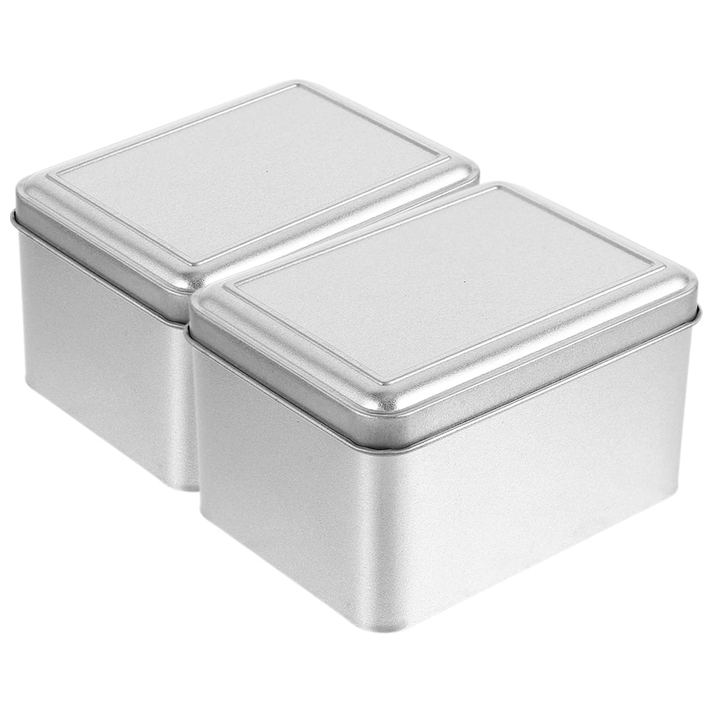 Lip Balm Containers Candy Jar 2 Pcs Bar Jars Grain Storage Tea Frosted