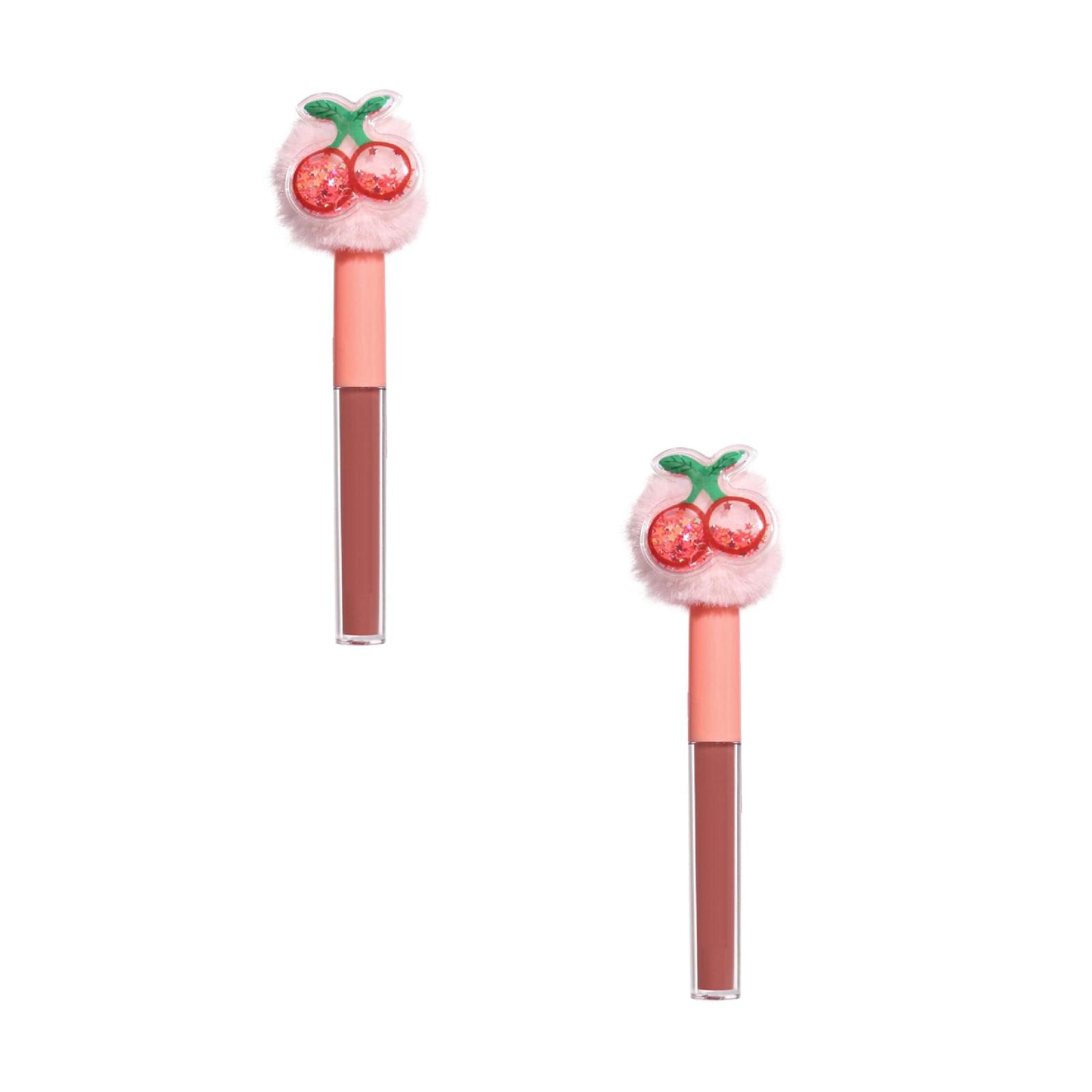 Lip Balm Hydratin G, Fruit Plush Head Not Stained with Cup Mouth Red