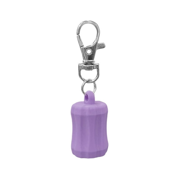 Lip Balm Keychain Caps Fashionable Key Holder Functional Key Jewelry Silicone Texture Perfect for Women and Girls