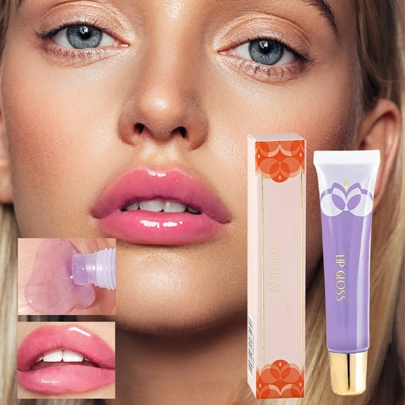Lip Balm, Tinted Lip Gloss, Moisturizing Color Changing Lip Care with Fruit Extract, Non-Sticky PH Balanced, Long-Lasting Nourishing Repairing Lip Oil