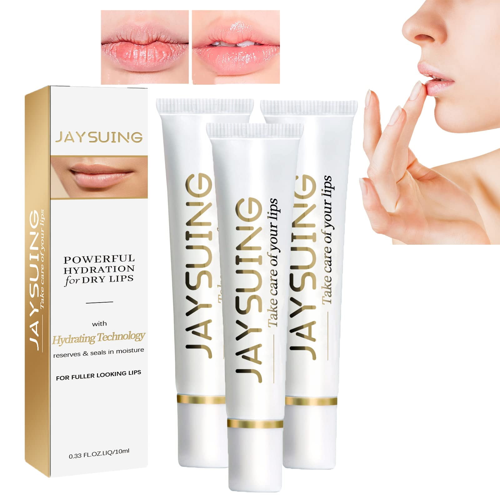 Lip Balm,Ultra Hydrating Lip Treatment Moisturizer and Volumizer