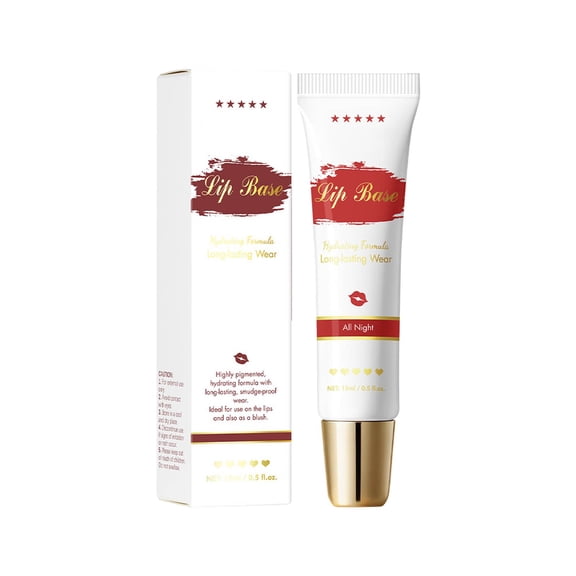 Lip Base Cream, Matte Lip Cream, Multi-purpose Lip and Cheek Blush Cream, Smooth Texture with Nourishing Hydrating Ingredients for Natural Matte Finish