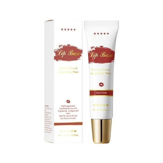 Lip Base Cream, Matte Lip Cream, Multi-purpose Lip and Cheek Blush Cream, Smooth Texture with Nourishing Hydrating Ingredients for Natural Matte Finish