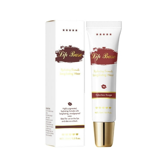 Lip Base Cream, Matte Lip Cream, Multi-purpose Lip and Cheek Blush Cream, Smooth Texture with Nourishing Hydrating Ingredients for Natural Matte Finish